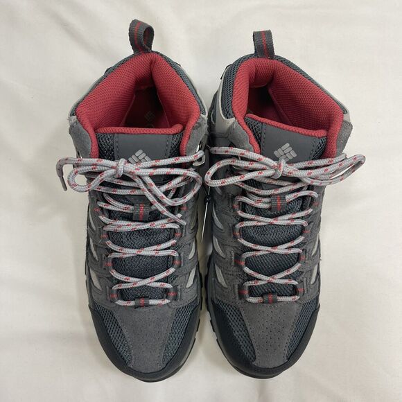 Columbia Crestwood Hiking Boots Women's 8 Mid Waterproof Preppy BL5371-053 NWOB - Picture 8 of 10